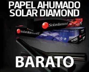 Papel Ahumado Parabrisas A 35% Solardiamond Charcoal 2 Ply