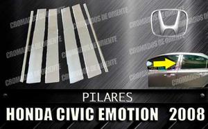 Pillar Cromado Honda Civic Emotion