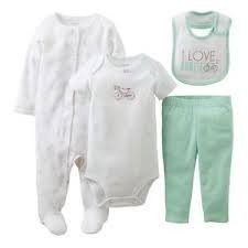 Conjunto Carters Set 4 Pz Originales Ropa Bebe 3 Meses