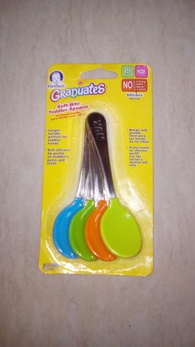 Cucharas Suaves Para Bebes Con Punta De Goma Gerber