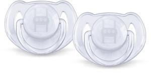 Set Chupones Philips Avent Translucent 6-18 Meses 2 Piezas