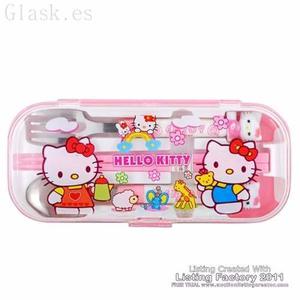 Set De Cubiertos Hello Kitty