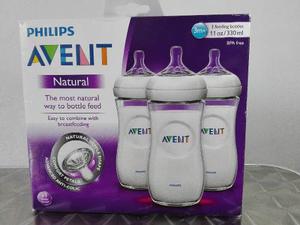 Teteros Avent Natural Anti Colicos De 11 Onzas / Oz Nuevos