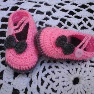 Zapatillas Tejidas Para Bebe