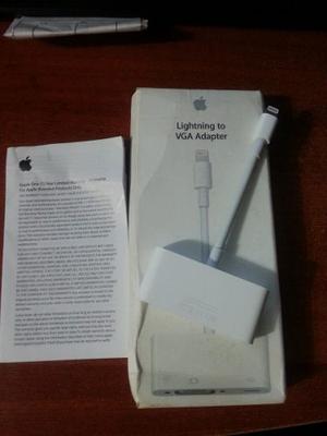 Adaptador Apple Original Lightning To Vga Para Ipad Y Iphone
