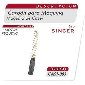 Carbones P/ Maquinas De Coser Singer Motor Pequeño Casi 003