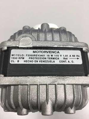 Motor Ventilador 18w/110volts Motorvenca Incluye El Aspa!!!