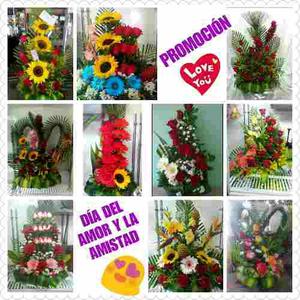 Promoción Día Del Amor Arreglo Floral Regalo