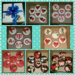 Promoción Ponques Cupcakes Día Del Amor Regalo Arreglo