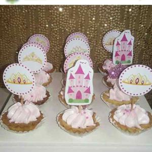 Topper Para Mini Dulces Cupcakes Candybar Personalizados