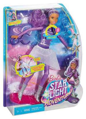 Barbie Star Ligth Aventura Luces Y Sonidos Hoverboard Mattel