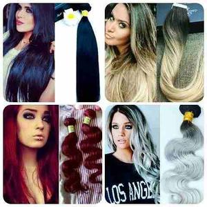 Extensiones De Cabello Natural 24 Y 22 Pulgadas