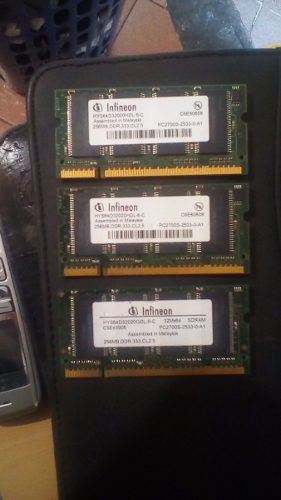 Memoria Laptop 256mb, Ddr, 333, Cl2.5 Pc