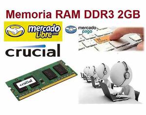 Memoria Ram 2gb Ddr3 Laptop mhz Oferta