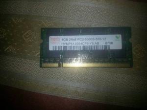 Memoria Ram Ddr2 Para Laptop 1gb