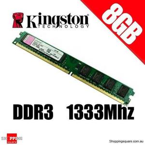 Memoria Ram Kingston Kvr Ddr3 8gb  Mhz Desktop Pc