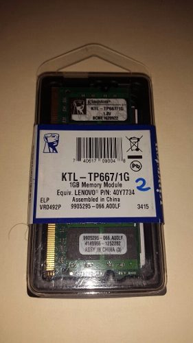 Memoria Ram Laptop Ddr De 1gb Kingston