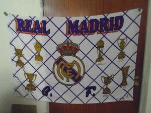 Real Madrid Bandera De Copas Ganadas