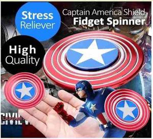 Spinner Capitán América Con Caja De Metal Al Mayor
