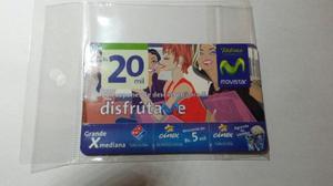 Tarjeta De Telefono De Colección.