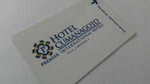 Tarjeta Magnética Coleccionable Hotel Cumanagoto.
