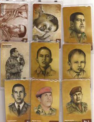 Tarjetas Cantv Colección Chavez Para Coleccionistas Nuevas