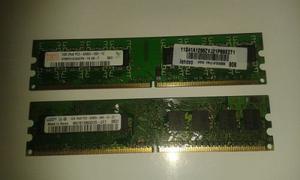 Vendo 2 Memoria Ram Ddr2 1gb