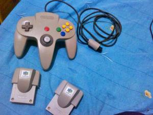 Control Y Rumble Paks De Nintendo 64 Buenas Condiciones