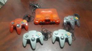 Nintendo 64 Combo De Consola,juegos Y Controles