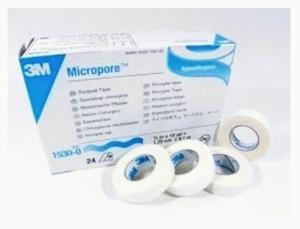 Adhesivo Micropore 1/2 Pulg Marca 3m Antialergico 