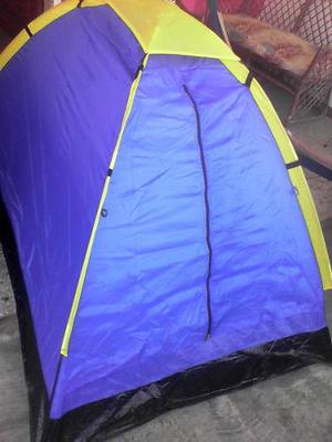 Carpa 2 Personas Nueva Camptex Impermeable