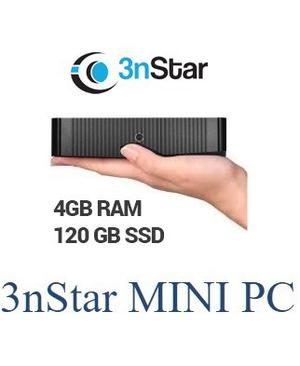 Mini Pc 3nstar Industrial Pc 4gb Ram 120gb Ssd Hd