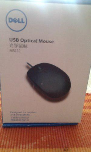 Mouse Optico Alambrico Marca Dell