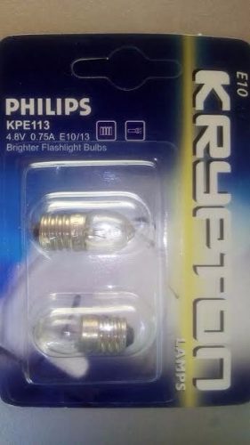 Philips Bombillos 6v Y 4.6v Gas Kripton Xenon Caceria
