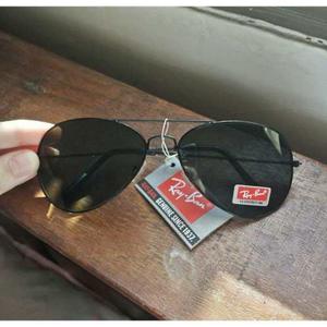 Lentes Tipo Ray Ban Aviador Negro Completo