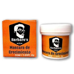 Mascara De Crecimiento De La Barba 30cc Barbaro's