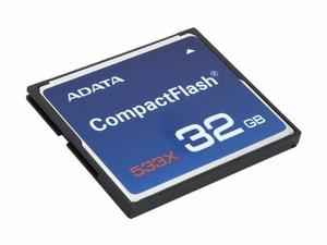 Memoria Compact Flash Adata 32gb 533x - Memoria Para Dslr