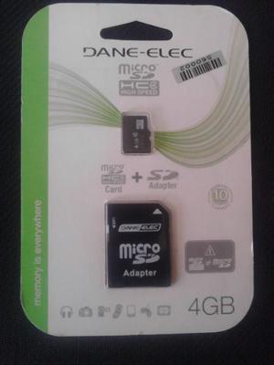 Memoria Micro Sd 4 Gb Dane-elec