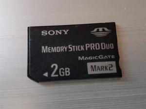 Memoria Stick Pro Duo 2gb Sony
