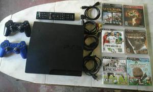 Playstation 3 Como Nuevo, Con Su Caja Y Accesorios Y Juegos.