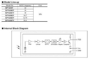 Sensor Infrarojo Para Arduino, Pics Modelo:gp1u Khz