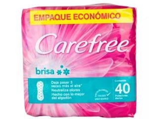 Toallas Diarias Protectores Carefree 40 Unidades