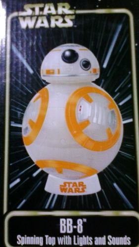 Bb8 Stars Wars. Spinning Top With Lights And Sound. Video