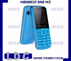 Celular Maxwest Uno M3 Dual Sim - Radio Fm Facebook Twitter