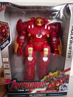 Hulkbuster Muñeco Camina Luces Y Sonido Para Niños