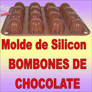 Moldes De Silicon Para Bombones, Galleta, Gelatina, Chocolat