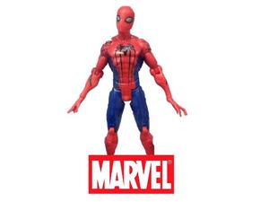 Muñeco Spider Man Luz Roja 15cm Niños Juguete Marvel Juego