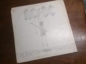 Disco De Ac Dc (flick Of The Switch) Lp/vinyl/acetato/rock