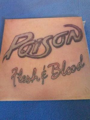 Disco De Vinyl De Poison, Flesh And Blood