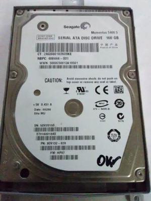 Disco Duro Sata Para Laptop Seagate 160gb